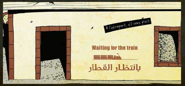 Waiting for the train